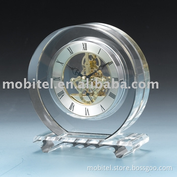 Crystal desk Clock (M-5032G)
